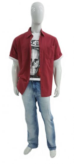 Camisa Plus Size Algodão Ref 01491 / Camiseta Plus Size 02894 / Calça Jeans Plus Size Ref 02962